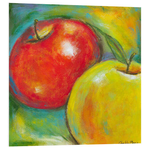 Foam board print Abstract Fruits - Apple IV