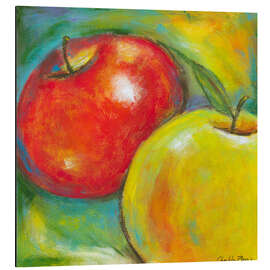 Magnettafel Abstrakte Früchte - Äpfel IV