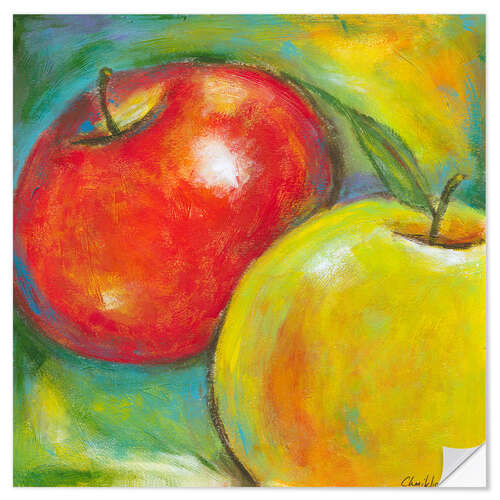 Wall sticker Abstract Fruits - Apple IV