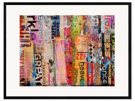 Framed art print Metro Mix III