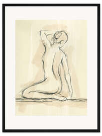 Gerahmter Kunstdruck Figuren Studie IV