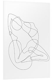 PVC print Yoga Lady - Linart