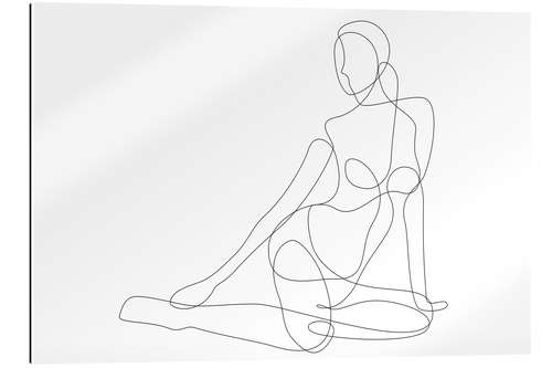 Gallery print Sitting woman - lineart