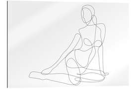 Gallery print Sitting woman - lineart