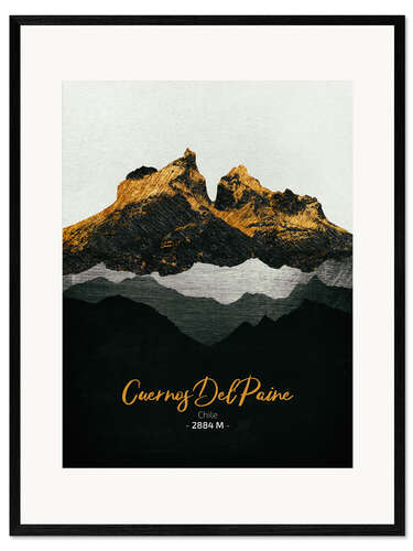 Framed art print Cuernos Del Paine