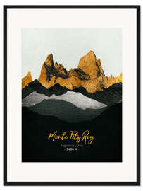 Gerahmter Kunstdruck Monte Fitz Roy