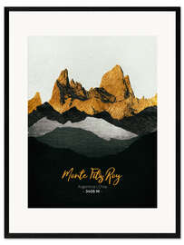 Gerahmter Kunstdruck Monte Fitz Roy