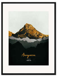Gerahmter Kunstdruck Annapurna