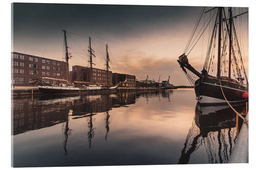 Quadro em acrílico Porto de Wismar II