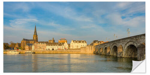 Wall sticker Evening light in Maastricht