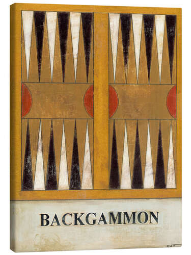 Lærredsbillede Backgammon