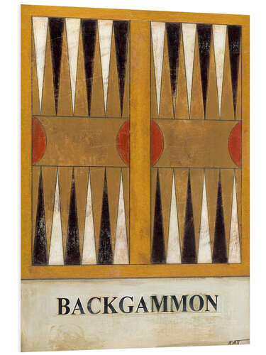 PVC print Backgammon