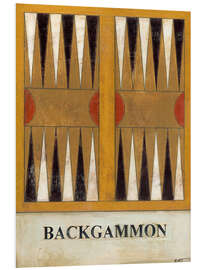 PVC print Backgammon