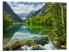 Aluminium print Brunnsee in Austria