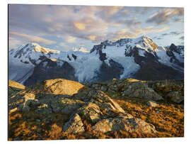 Aluminium print Gornergrat in Switzerland