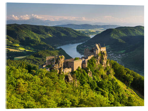 Acrylglasbild Aggstein über der Donau