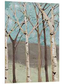 Bilde på skumplate Blue birches I