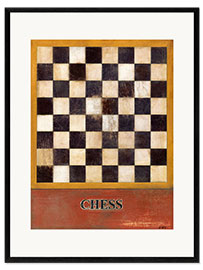 Innrammet kunsttrykk Chess