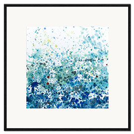 Framed art print Speckled Sea II