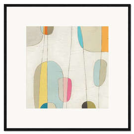 Innrammet kunsttrykk Molecular Motion IV