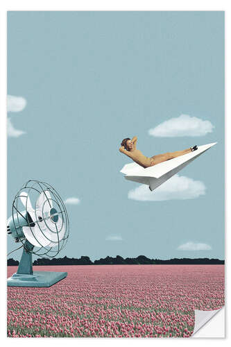 Wall sticker Where the wind takes me