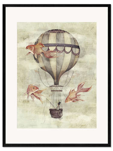 Impressão artística com moldura Skyfisher
