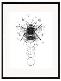 Gerahmter Kunstdruck Hummel