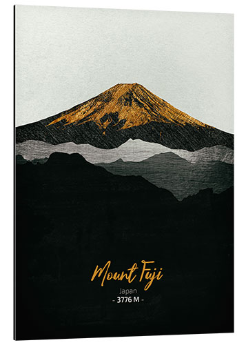 Aluminium print Mount Fuji