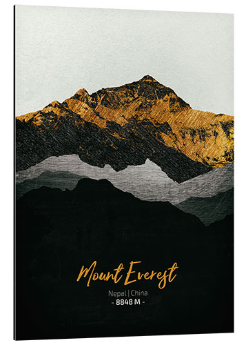 Aluminiumsbilde Mount Everest