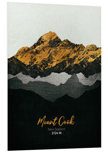 Tableau en PVC Mount Cook