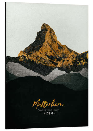 Aluminiumsbilde Matterhorn