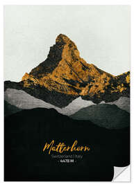 Sticker mural Matterhorn (Cervin)