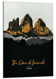 Magnettafel Tre Cime di Lavaredo