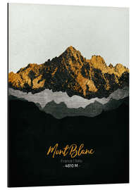 Alubild Mont Blanc