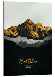 Tableau en plexi-alu Mont Blanc