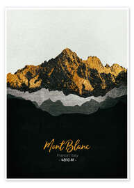 Wandbild  Mont Blanc - Tobias Roetsch