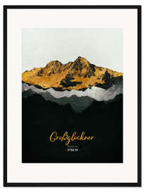 Gerahmter Kunstdruck Großglockner