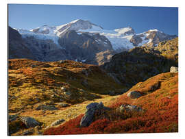 Aluminium print Alps Autumn