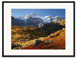 Gerahmter Kunstdruck Alpenherbst I