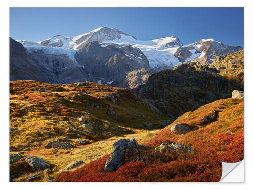 Vinilo para la pared Los Alpes en otoño