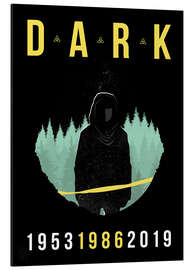 Magnettafel Dark