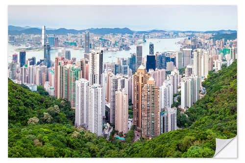 Wall sticker Hong Kong cityscape