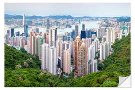 Wall sticker Hong Kong cityscape