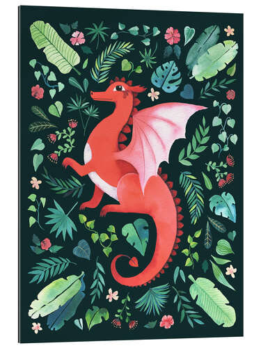 Gallery Print Tropischer Drache