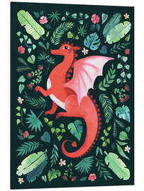 Magnettafel Tropischer Drache