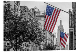 Akrylbillede Flag i New York