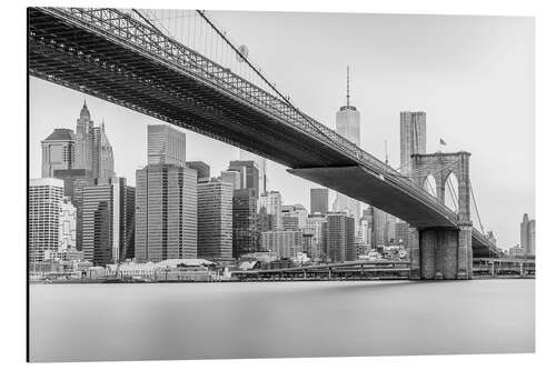 Tableau en aluminium Le pont de Brooklyn