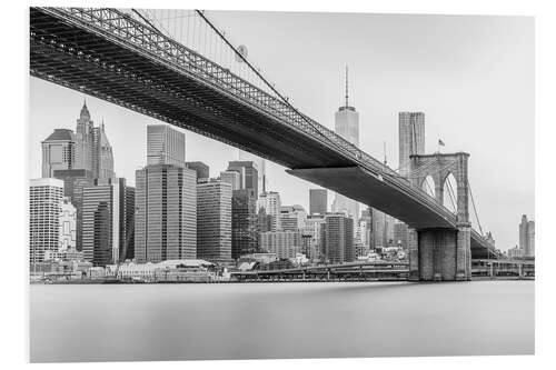 Foam board print Brooklyn Bridge