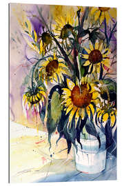 Galleritryk Sunflowers in vase