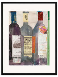 Gerahmter Kunstdruck Tischgesellschaft III